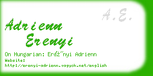 adrienn erenyi business card